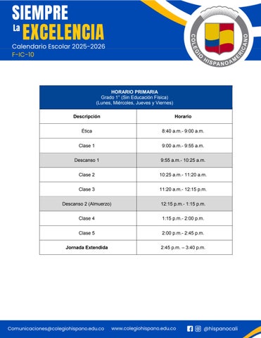 Calendario Escolar 2025 2026 第 10 页