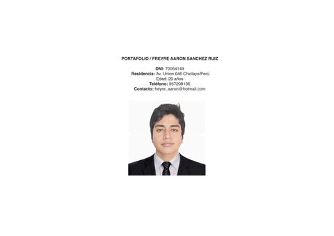 Arquitecto Aaron Sánchez - Portafolio