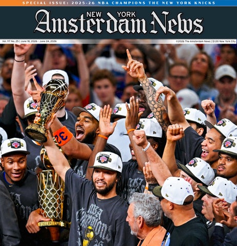 New York Amsterdam News New York Knicks Special 2026