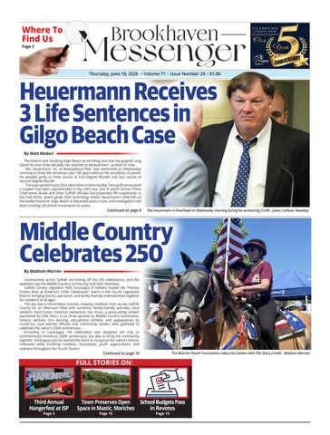 Brookhaven Messenger Archive June 18, 2026