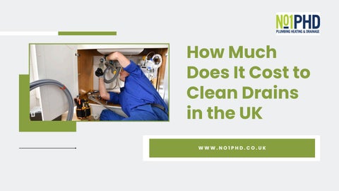 How Much Does It Cost to Clean Drains in the UK