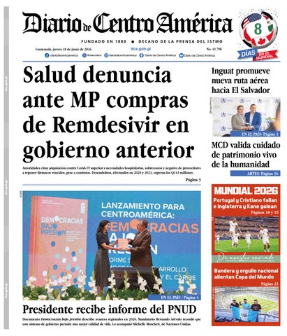 Edición Diario de Centro América 18 de Junio 2026