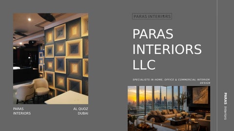 Interior Design Company in Al Quoz 