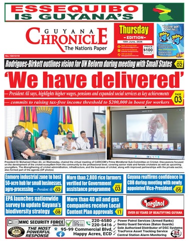 Guyana Chronicle E-Paper 18-06-2026