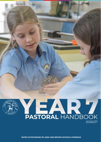 BSAK Year 7 Pastoral Book 2026/27