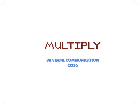 2025/26 Visual Communication Review - UCA Canterbury School of Art, Architecture & Design