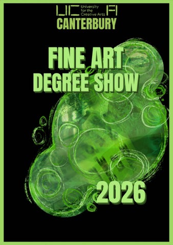 2025/26 Fine Art Review - UCA Canterbury  School of Art, Architecture & Design