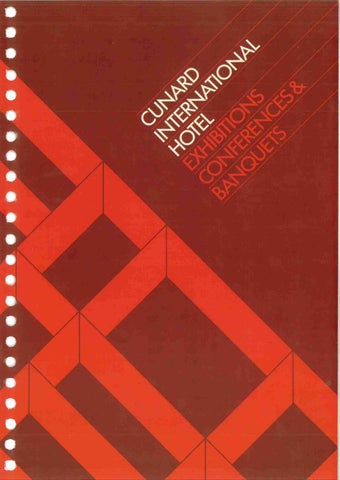 Cunard International Hotel M&E Brochure