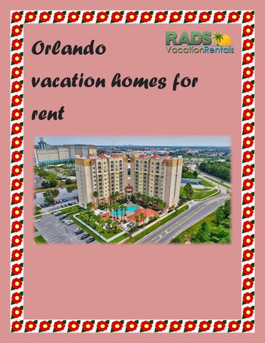 Orlando vacation homes for rent
