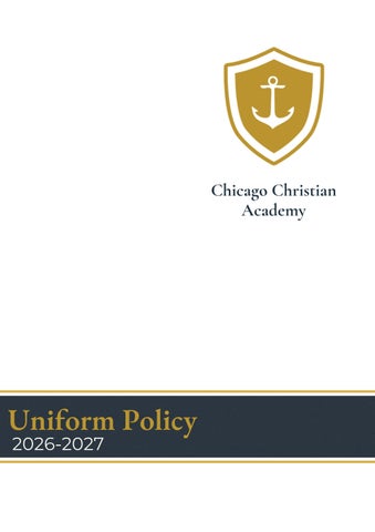 Chicago Christian Uniform Policy 2026-27