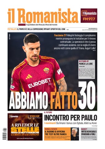 Il Romanista del 19 giugno 2026