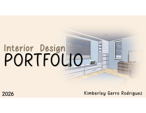 interior design portfolio