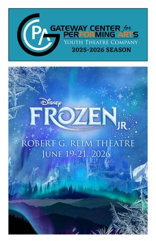 GCPA Frozen JR 2026 Program