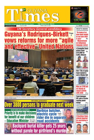 Guyana Times - Friday, June 19, 2026