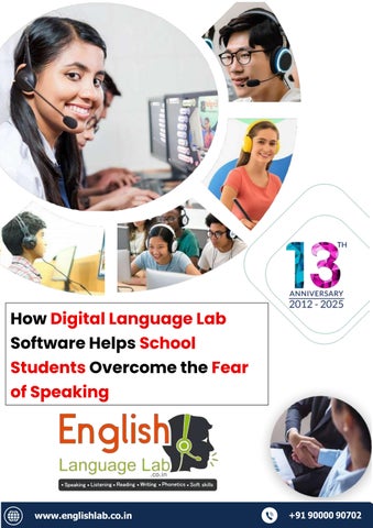How Digital Language Lab Software Helps School Students Overcome the Fear of Speaking