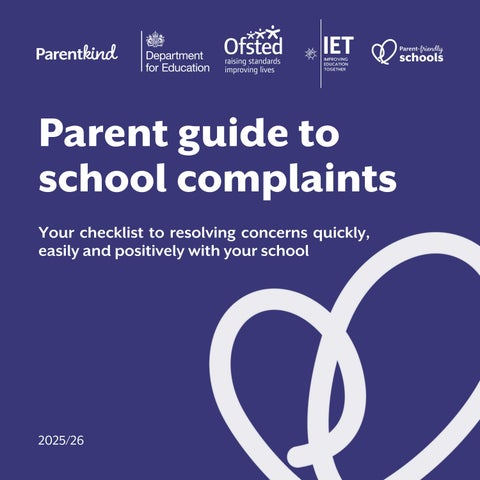 Parent Guide to School Complaints