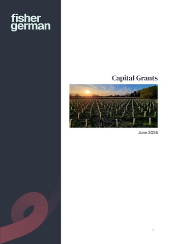 Capital Grants June 2026