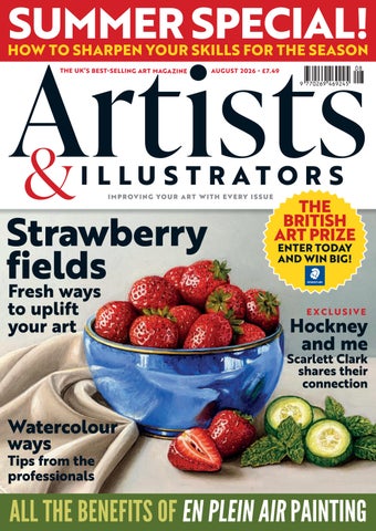 Artists & Illustrators August 2026 sample