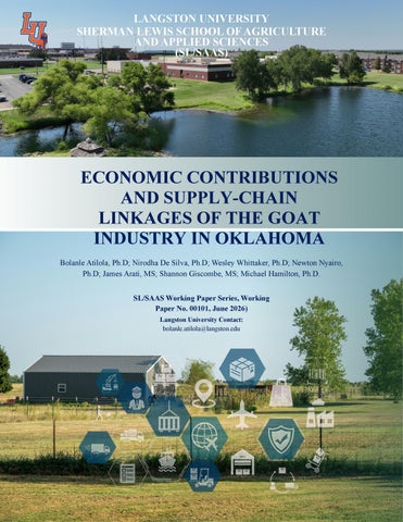 Economic Contributions & Supply-Chain Linkages of the Goat industry in Oklahoma