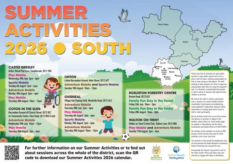 Summer Activities Posters by region