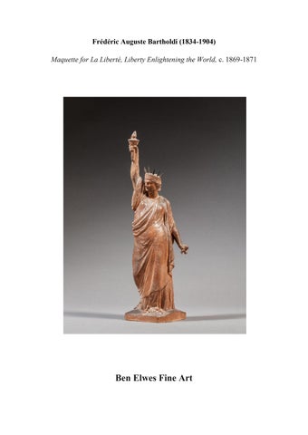 Frédéric Auguste Bartholdi, Maquette for La Liberté - Catalogue note