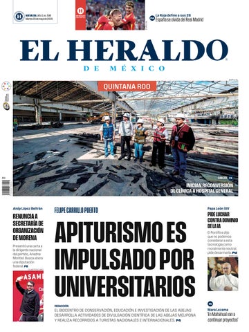 El Heraldo Quintana Roo. Edición impresa del 19 de junio de 2026