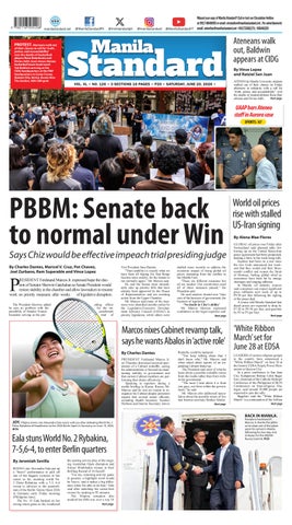 Manila Standard - 2026 June 20 - Saturday
