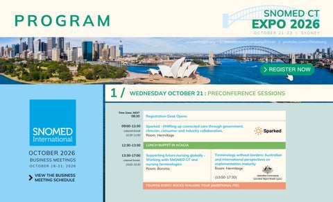 SNOMED CT Expo 2026 Program