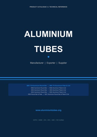 Aluminium Tubes,Coil & plates Manufacturer
