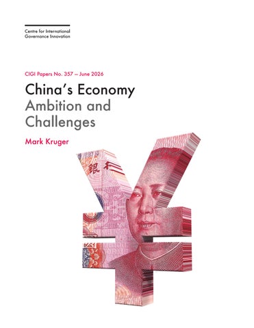 China’s Economy: Ambition and Challenges