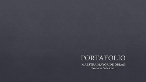 Portfolio Florencia velasquez