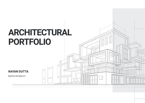 Nayan Dutta Architectural Portfolio
