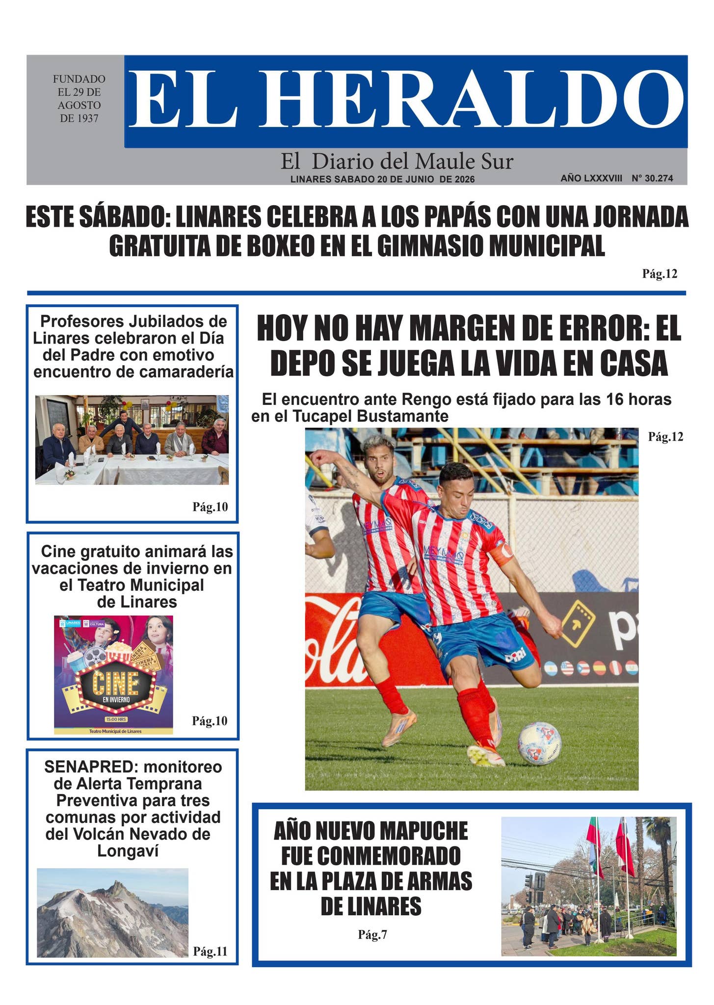 Sabado 20 de junio 2026