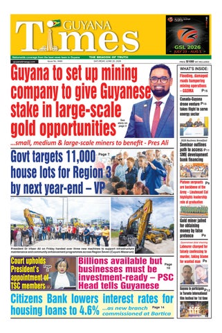 Guyana Times - Saturday, June 20, 2026