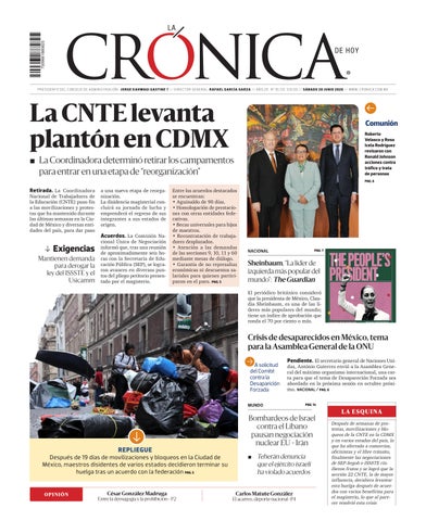 La Crónica de Hoy 20-06-2021