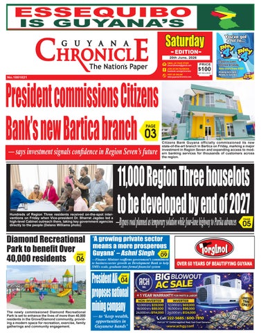 Guyana Chronicle E-Paper 20-06-2026