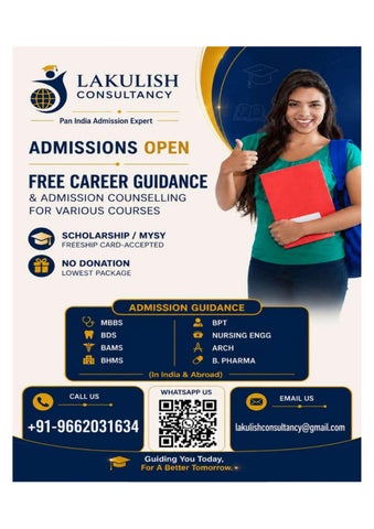 ? Admissions Open! Free Career Guidance & Counselling | Lakulish Consultancy
