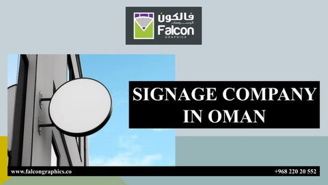 SIGNAGE COMPANY IN OMAN