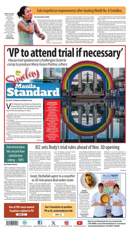 Manila Standard - 2026 June 21 - Sunday