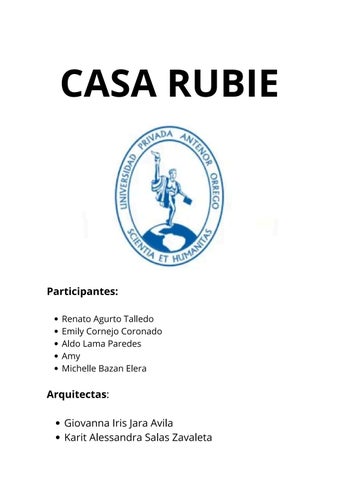 CASA RUBIE