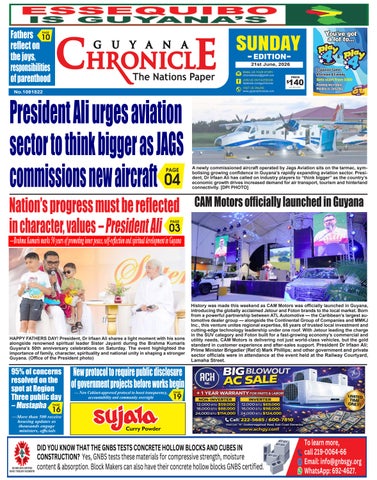 Guyana Chronicle E-Paper 21-06-2026