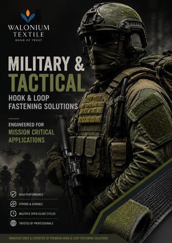 Gripnex™ Military & Tactical Hook & Loop Solutions | Walonium Textile LLP