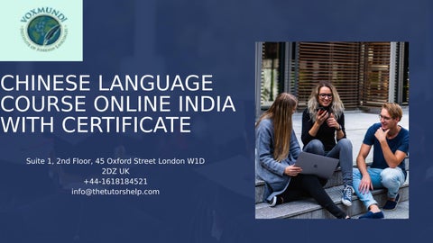 Chinese language course online india with certificate