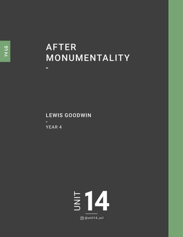 Lewis Goodwin_Y4 | Unit 14 | Bartlett School of Architecture