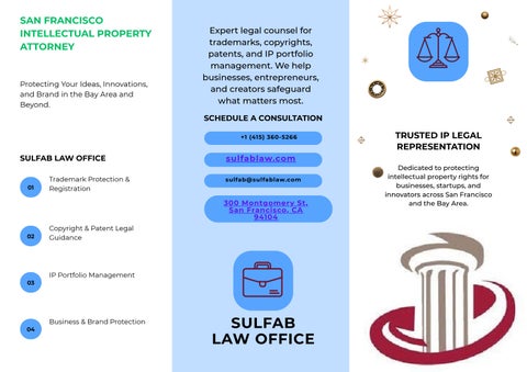San Francisco Intellectual Property Attorney - Sulfab Law Office
