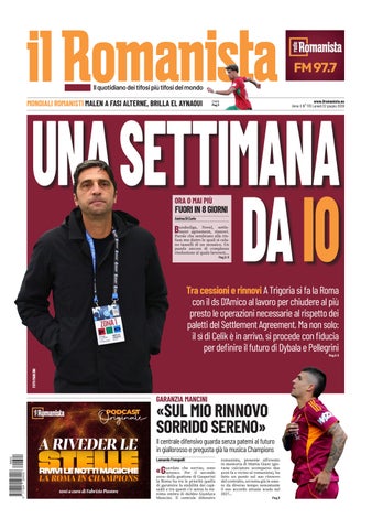 Il Romanista del 22 giugno 2026