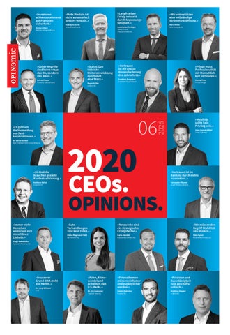 OPINOMIC 20CEOs. 20 OPINIONS. 06|26
