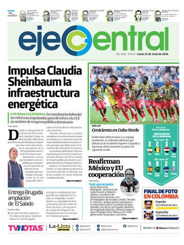 EjeCentral Diario | 22 de junio de 2026