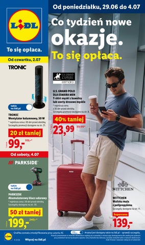 Lidl gazetka od 29.06.2026 r. do 4.07.2026 r.