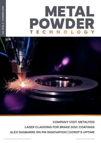 Metal Powder Technology Summer 2026